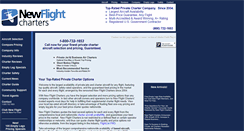 Desktop Screenshot of newflightcharters.com